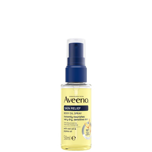 Huile corporelle Aveeno Skin Relief pour peaux sèches à très sèches et sensibles 50 ml