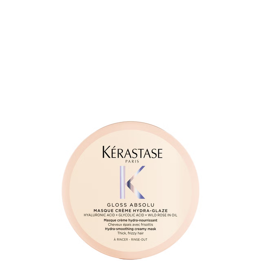 Kérastase Gloss Absolu Masque Crème Hydra-Glaze Pour Cheveux Épais Crépus 75 ml